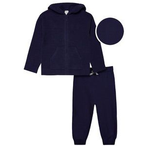 Unisex Sweater Knit Outfit Set, 2-Piece - Navy
